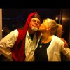 mama kissing santa
